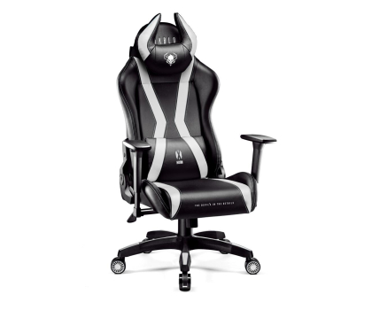 Fotel gamingowy DIABLO Chairs X-Horn 2.0 King Size czarno-biały